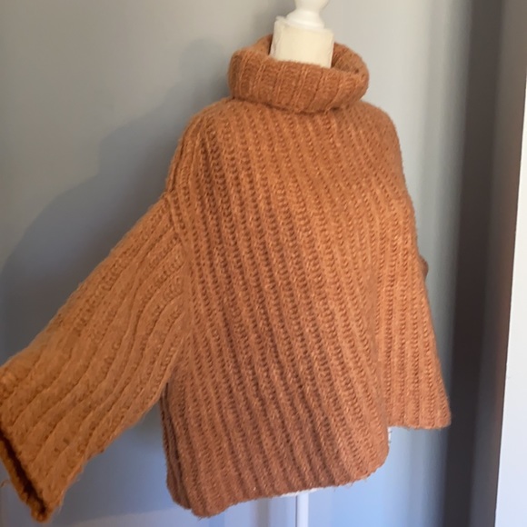 Free People Mock Neck Dolman Sweater - Picture 2 of 6